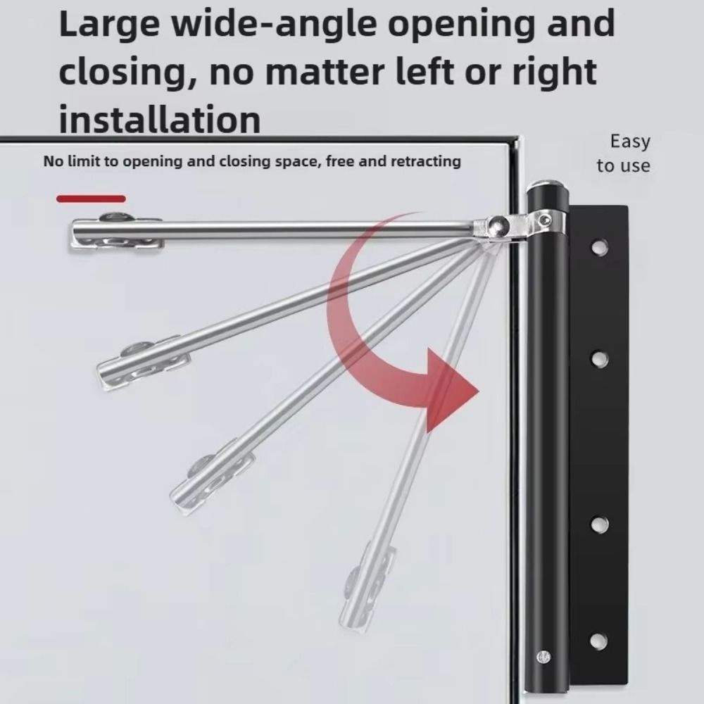 Adjustable Door Closing Device Stainless Steel Door Closing Hinge Automatic Door Closer Household