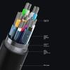 V292B Type-C to Type-C 100W Fast Charging Cable 4K 60Hz Data Transfer Laptop Smartphone Tablet Cord