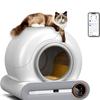 Cat Litter Box Automatic Sterilizing Cabin 65L Large Capacity Cat Toilets Smart Pet Litter Tray Ionic Deodorizer Self Cleaning