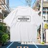Мужская и женская футболка с принтом «2025 Tokyo Neighborhood Craft and Pride», черно-белая, NBHD, хлопок, свободная, повседневная, топ