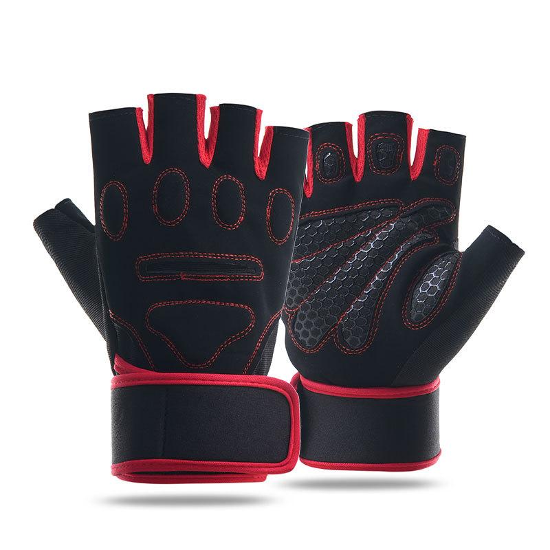 Breathable half-finger protection, dumbbells, weightlifting, exercise, outdoor riding, mountaineering, upgrade, non-slip and wear-resistant