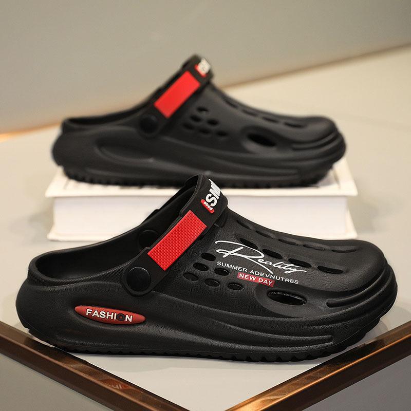 Cave Shoes for Men,indoor Eva Tread Shit Feeling Sandals,two Wear Sandals Slippers,outdoor Beach Shoes,men Slippers