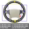 Hand Sewing Car Steering-Wheel Cover Wrap For Toyota Sienna III 2010-2014 Volant Black Beige Dark Gray Leather Braid On Steering