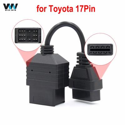 Кабель OBD 17pin для Toyota к OBD2 16-контактный разъем 17-контактный к OBDII 16-контактный удлинитель OBD автомобильный диагностический инструмент соединительный кабель-адаптер