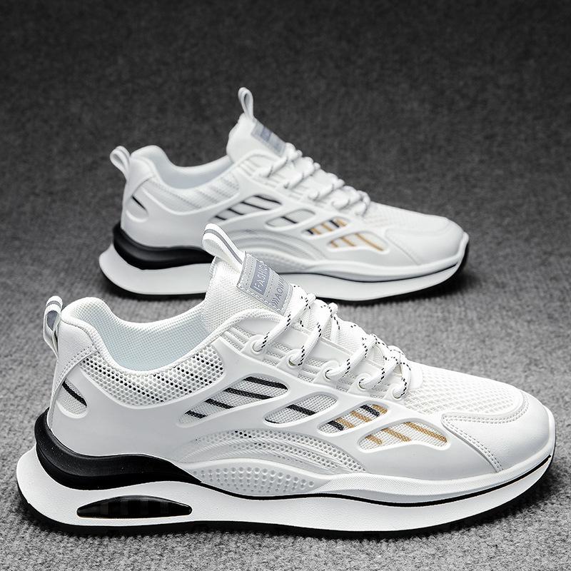 Men's shoes summer 2025 new running sports shoes Guochao versatile mesh breathable lightweight student casual shoes trendy shoes