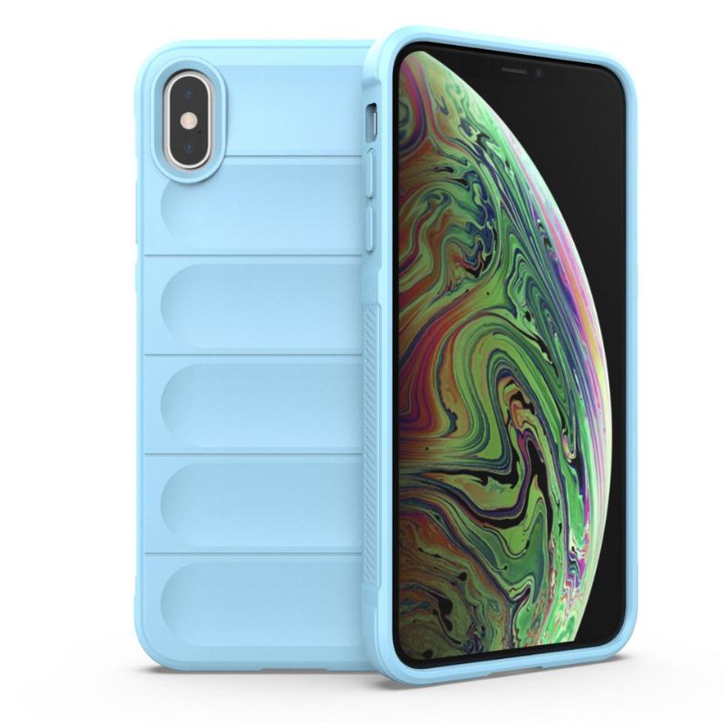 Чехол для iPhone X XR XS Max, задняя крышка, противоударный защитный чехол для телефона, жидкий силикон, противоударный чехол Funda Coque