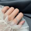 Lindon Classic Copper Alloy Zircon Ring Ladies Jewelry Wedding Promise Party Gift