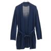 ANAYI Long Sleeve Gown Knit Cardigan 38 Navy Women Used
