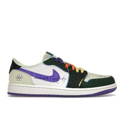 Кроссовки унисекс Air 1 Retro Low OG Doernbecher 2023 Green Gorge-Green Court-Purple FD9665-351
