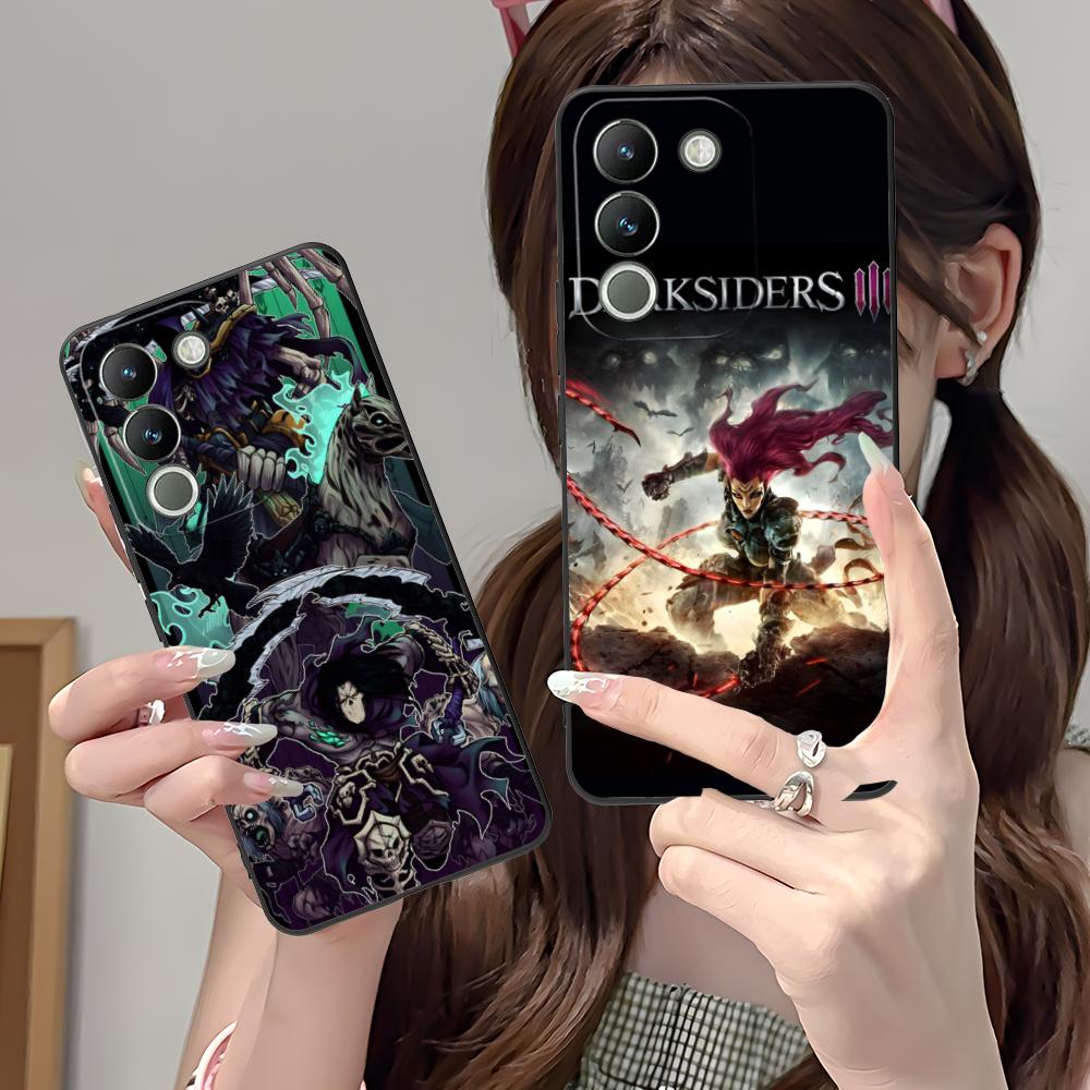 Чехол для мобильного телефона Darksiders для VIVO V60 V50 V40 V30 V29 V27 V25 V23 Pro Lite 5G Цветной печатающий чехол Чехол для мобильных телефонов