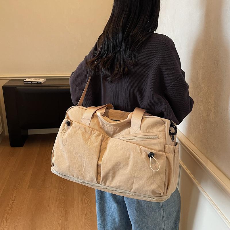 Dry and Wet Separate Sports Fitness Bag Women's Large Capacity Travel Bag Short Distance Luggage Storage Bag