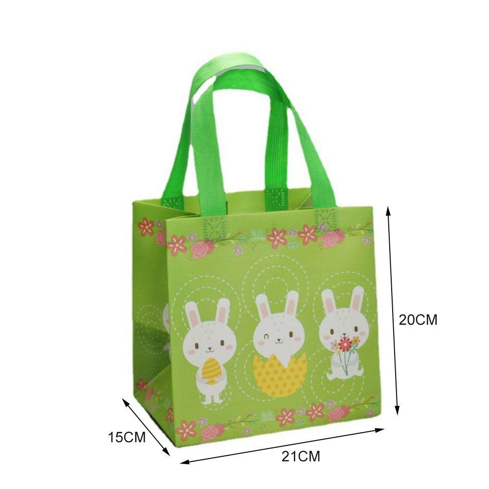 Сумка-шоппер «Зайчик» Сумки-тоут «Яйцо» Большая вместимость Подарочная упаковка Пасха