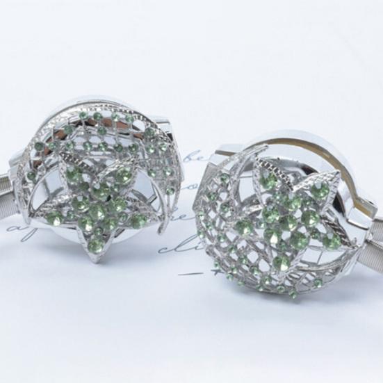 Moon Star Magnetic Curtain Rope Buckle Holder Tieback Strap Belt Home Decoration