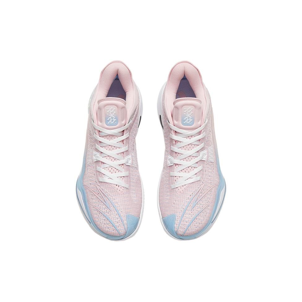 Anta Light Crazy 4 Fruit Pink Non-Slip Durable Low-Top Basketball Shoes Men Sneaker White Blue 112321113-5