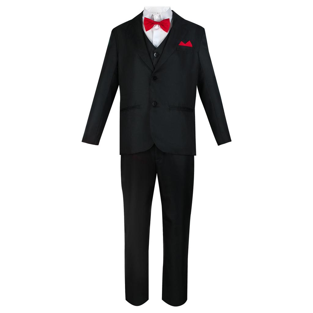 Saw X Cosplay Costume, Jigsaw John Kramer Halloween Masquerade Roleplay Outfit