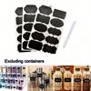Этикетки для хранения пищевых контейнеров для специй, сыра, печенья и закусок, кухонное хранение, кухонные принадлежности без контейнера