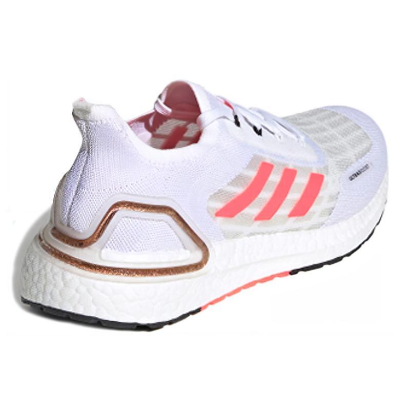 adidas Женские кроссовки Ultra Boost Summer.RDY Белые Сигнально-розовые FW9773