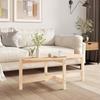 VidaXL Coffee Table 118x63x45 Cm Solid Pine Wood 822317