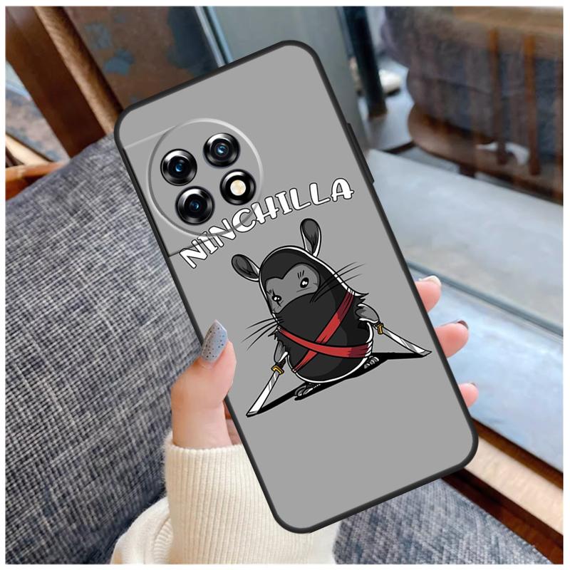 Милый Мультяшный Чехол с Шиншиллой Для OnePlus 13T 8T 10T 9 10 Pro 15 13 12 11 13R 12R Nord CE 5 2 3 4 Lite N20 N30 Чехол