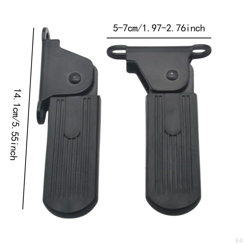 Складные передние педали для электровелосипедов, нейлоновые запасные части, 1 пара