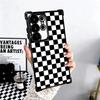 Ретро Классическая Шахматная Доска Сетка Мягкий Чехол Для Телефона Для Samsung Galaxy S26 Ultra S25 Edge S24 FE S23 Plus S22 S21 + S20 Покрытие Анти-