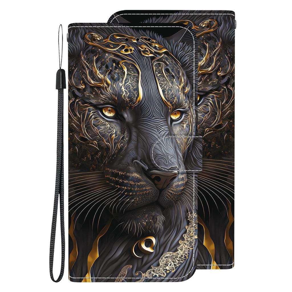 Чехол-книжка из искусственной кожи ручной работы для Samsung Galaxy A07 (A075F/A075M)- Противоскользящий ударопрочный чехол с ремешком на запястье и дизайнами в виде сердец/роз и кошек