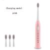 Electric Toothbrush with Soft Bristles, Rechargeable and Waterproof, Sonic Toothbrush for Adults and Kids, with Multiple Modes