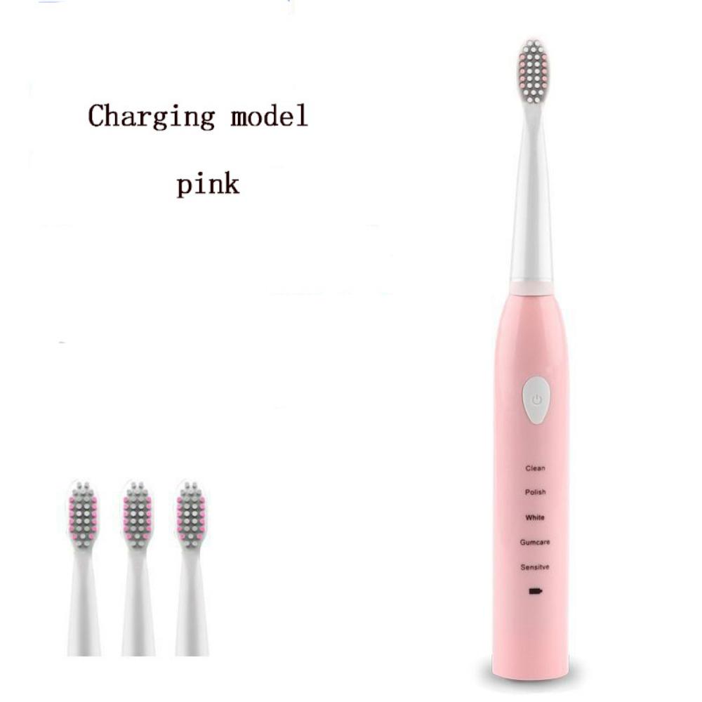 Electric Toothbrush with Soft Bristles, Rechargeable and Waterproof, Sonic Toothbrush for Adults and Kids, with Multiple Modes