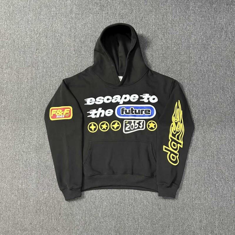 Сет Худи Broken Planet Streetwear С 3D Объемным Принтом Свободный Крой Хлопковая Толстовка Мужская