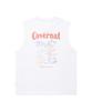 COVERNAT Surfing Motion Graphic Sleeveless White