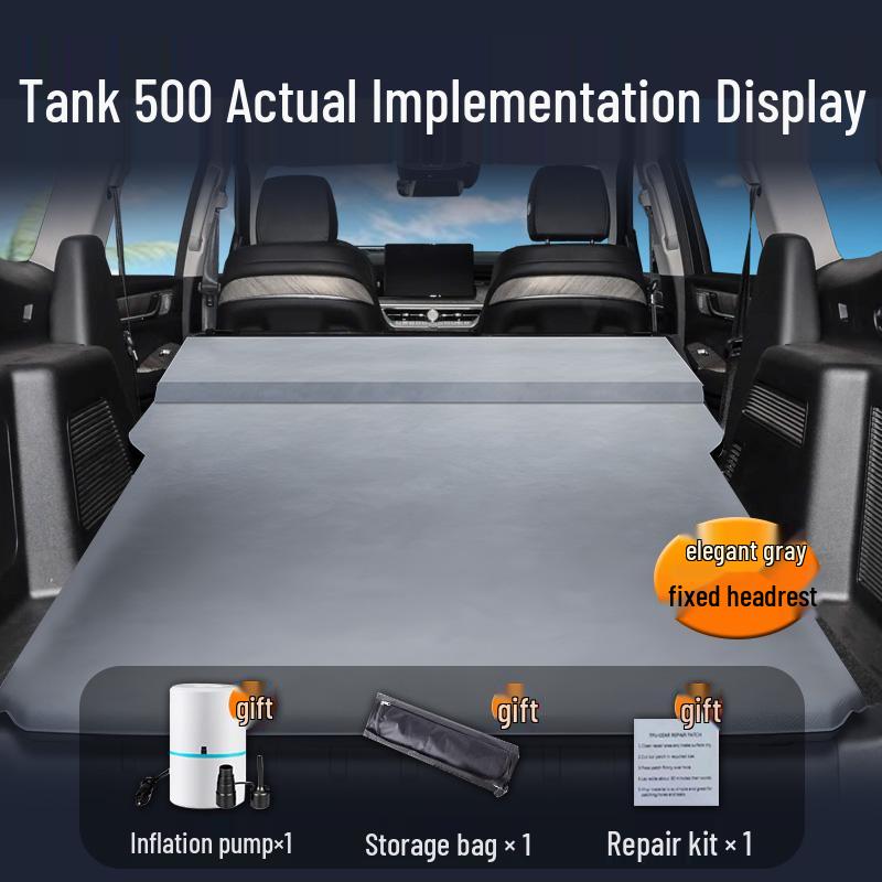 Автомобильный надувной матрас Tank 500 Hi4T: Надувной матрас для заднего сиденья и багажника