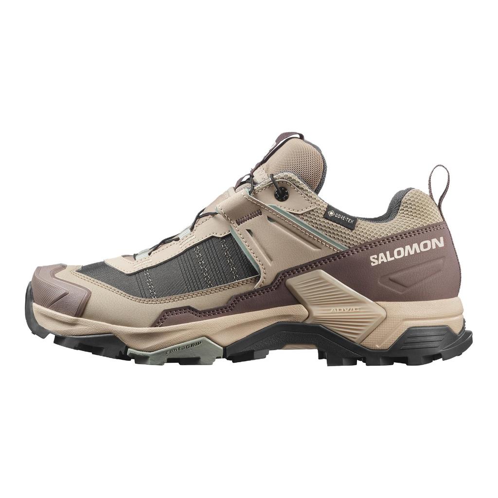 SALOMON X ULTRA 5 Низкие походные ботинки Женские Светло-коричневые 492892