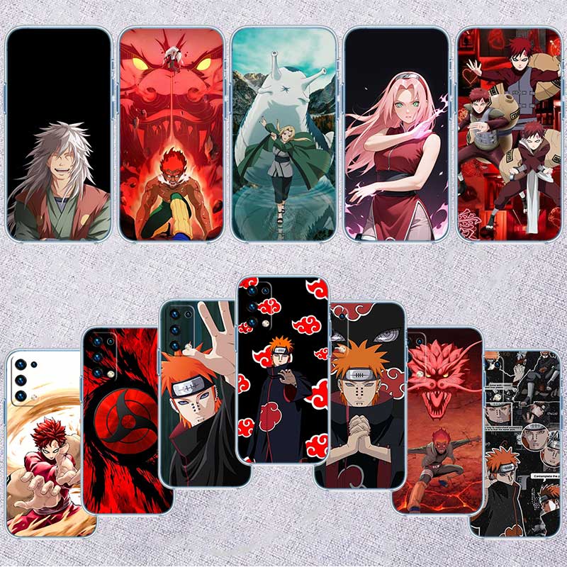 UP41 Pain Akatsuki NARUTO Transparent Phone Case for Motorola Moto Edge 20 30 40 50 S30 Fusion Ultra Pro Neo Lite + G200 G23