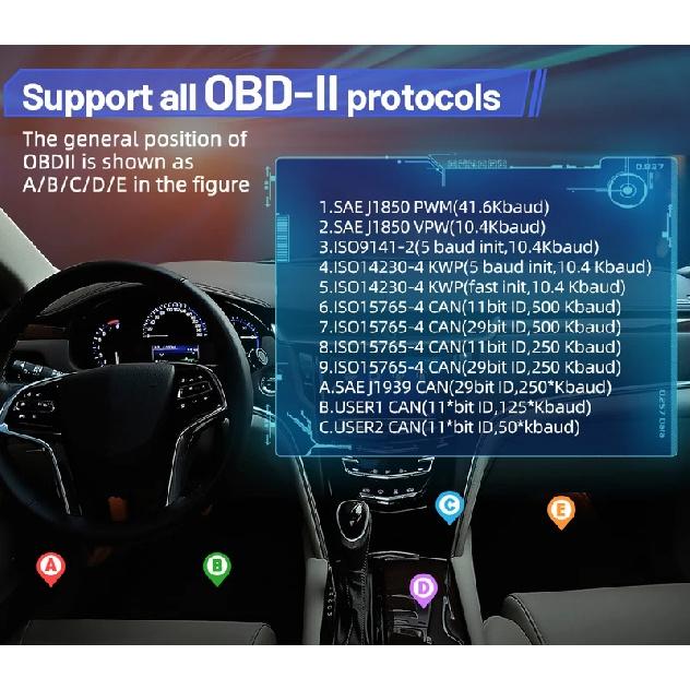 Vgate iCar pro Bluetooth 4.0 WiFi for IOS Android PC Auto Wake Up Elm327 OBDII Scanner Code Reader Car Diagnostic tool V2.1