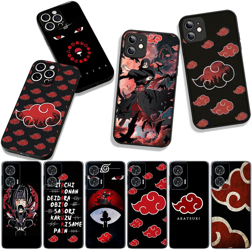 Чехол для Apple iPhone 16 15 14 Plus 13 12 Mini 17 Pro Max + ProMax 16E Air Чехол для телефона Учиха Итачи Акацуки Наруто