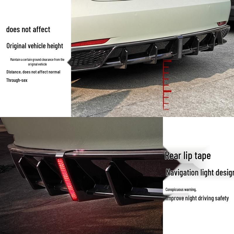 Спортивный обвес для Tesla Model 3: Задний диффузор и спойлер для модифицированной внешней отделки