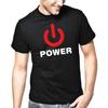 Мужские и женские футболки Power On Play Club DJ Танцевальная Музыка Подарок Забавные Веселые Комедия