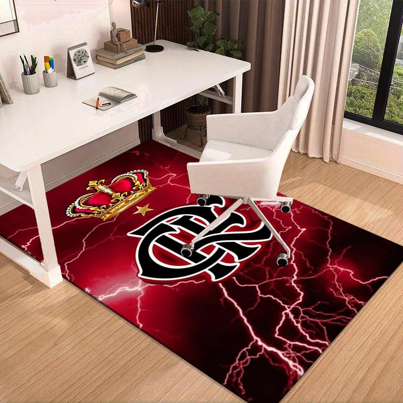 Football Club Printed Area Rug for Office, Chair Rug, Decorative Carpet Floor Mat, Large Size Fan gifts Christmas gifts
