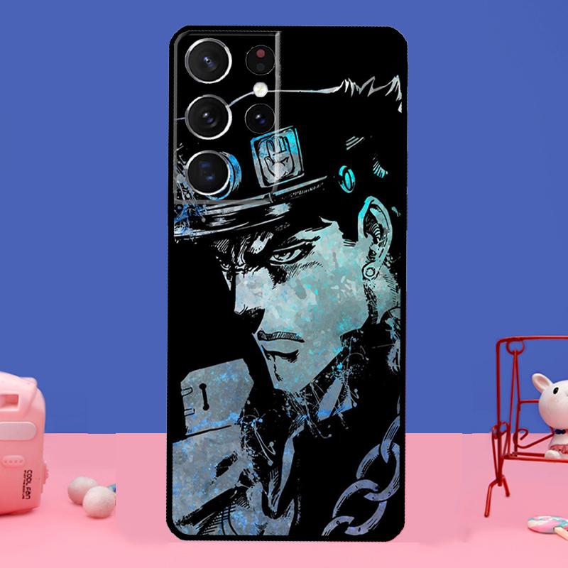 Чехол с изображением аниме Джотаро Куджо и Дио Джоджо для Samsung Galaxy S22 S21 Note 20 Ultra Note 10 S8 S9 S10 Plus S20 FE, чехол для телефона