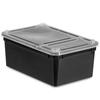 Terrarium Faunarium Plastic Container for Reptiles Amphibians Black 19x12x7.5cm