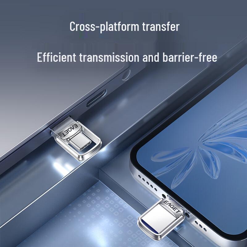 EAGET Серия флеш-накопителей с двойным интерфейсом USB-C и USB 3.2