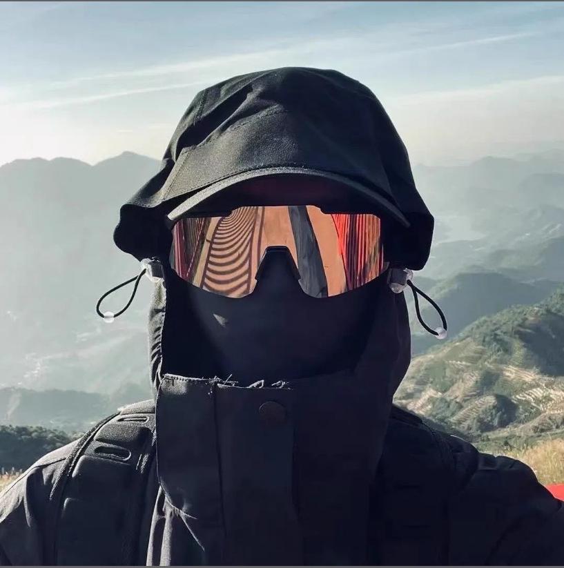 Ветрозащитные солнцезащитные очки для альпинизма и велоспорта с защитой от ультрафиолета и большой оправой