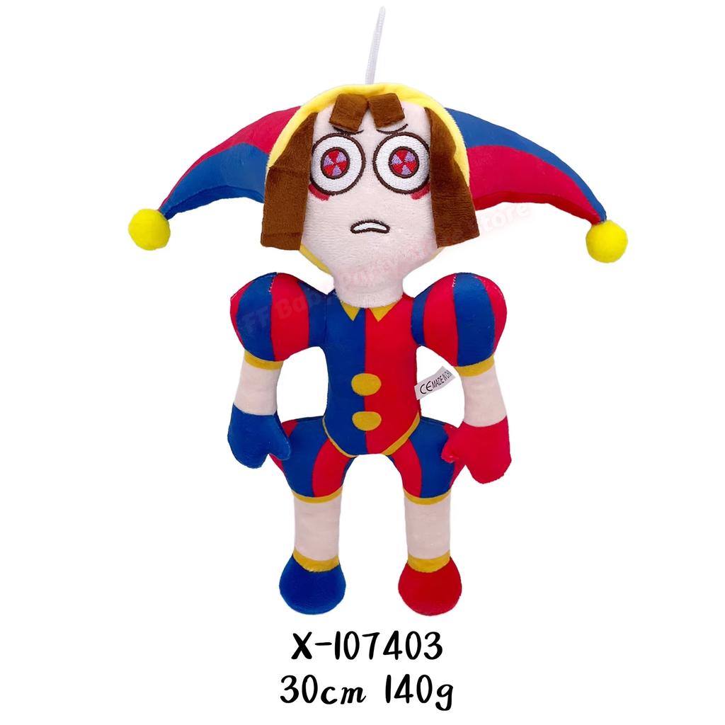 Jax Plush Digital Doll Circus Maid Magical Rabbit Clown Plush Dolls Periphery Stuffed Doll Home Decor Party Favor Birthday Gift