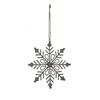 Hill Interiors Metal Snowflake Christmas Hanging Decoration