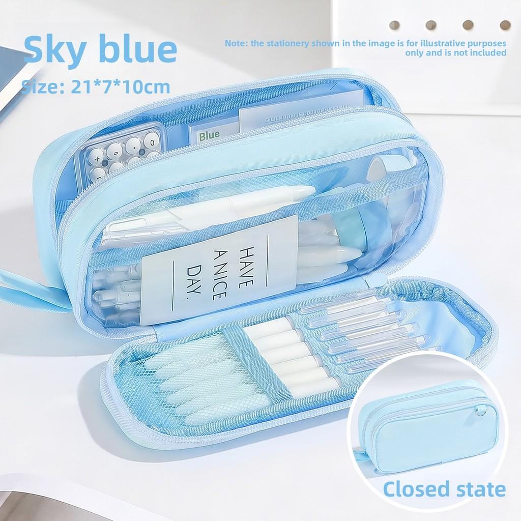 Multi Functional Fabric Pen Pouch With Easy Access Design For Middle School And Office