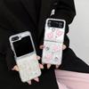 Чехол для складного телефона Samsung ZFlip8 для ZFold7 с бантом из страз и дизайном-бабочкой из эпоксидной смолы.