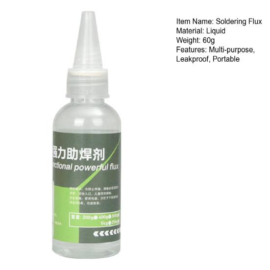 Флюс для пайки Жидкий припой Флюс Герметичный Хорошая паяемость Компактный дизайн Портативный жидкий припой Инструмент для сварки флюсом