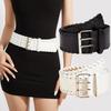 Harajuku Wide Woven Belt Y2K Slimming Belt Fashion Trouser Dress Belts For Women