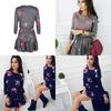 Premium Quality Fashion Women Long Sleeve Bodycon Casual Party Evening Mini Dress