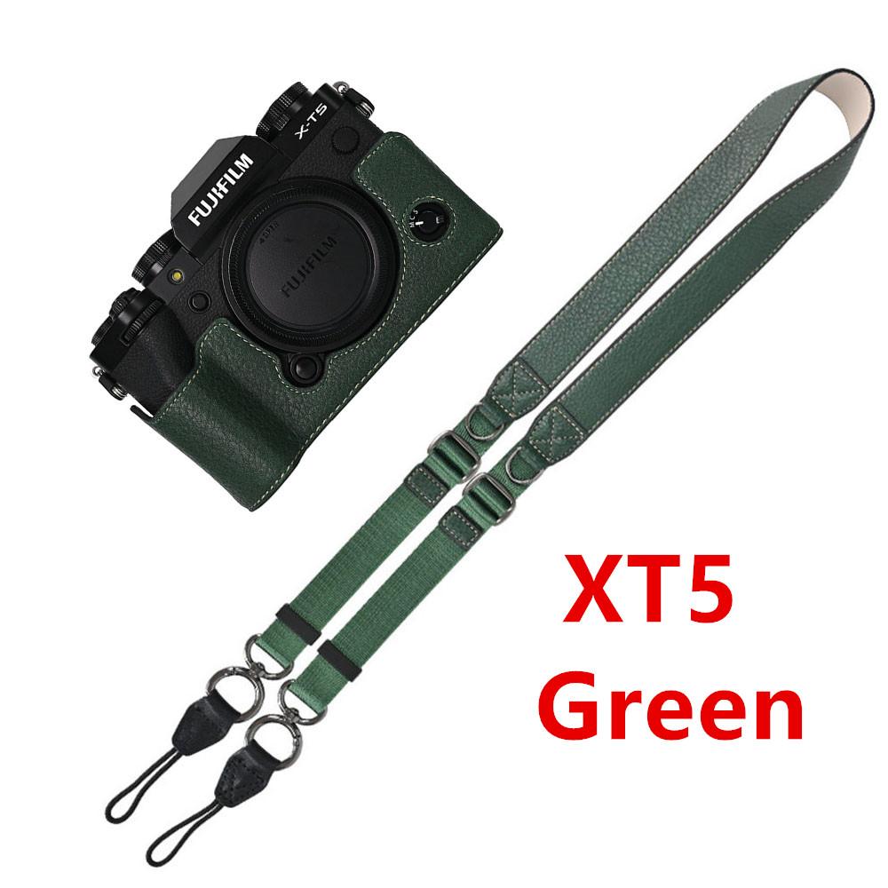 Получехол из ПУ кожи с текстурой личи для Fujifilm Fuji XT50 XS10 XS20 XT30 XT30II XT20 XT10 XT5 XM5 с крышкой с отверстием для аккумулятора и ремешком